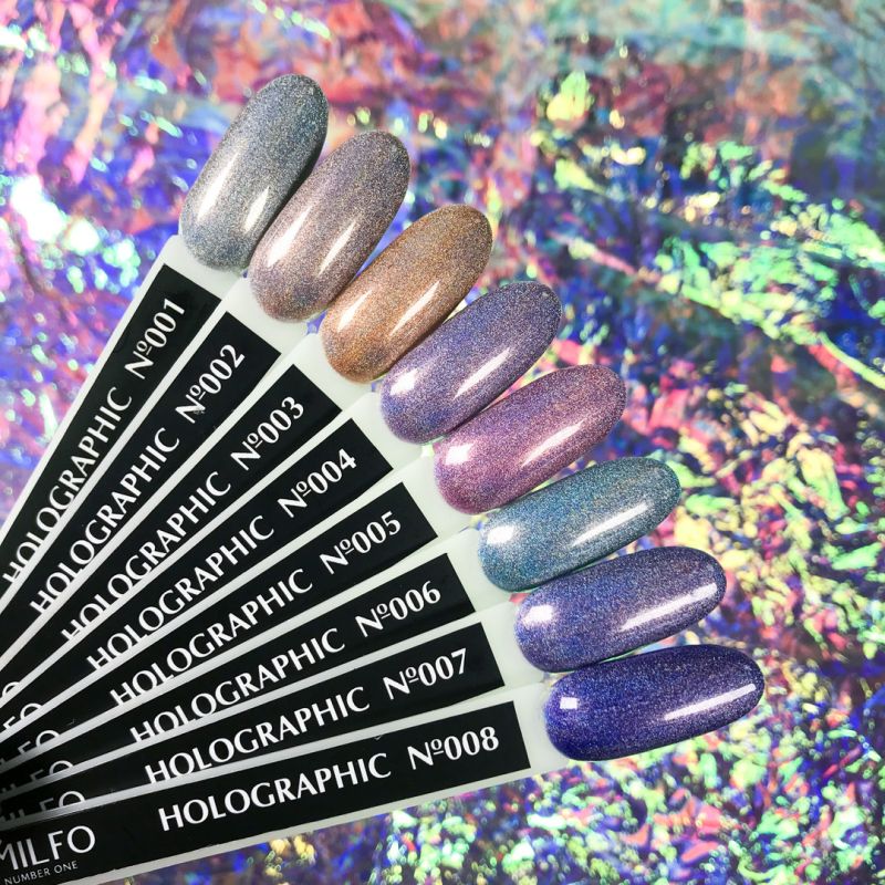 Gel Polish Komilfo Holographic 002 (pink), 8 ml