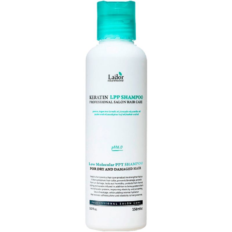 La'dor Keratin LPP Shampoo Low alkaline shampoo with proteins and keratin, 150 ml