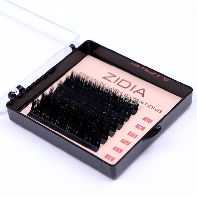Zidia Premium Lash Extentions 6 лент - L0,1 х MINI MIX (8-12mm)
