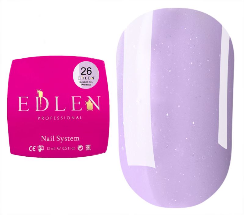 Edlen Гель для ногтей Builder gel Princess №26, 15 мл