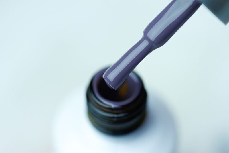 Atica Berry Bossy GPM13 gel-varnish (violet-gray, enamel), 7.5 ml