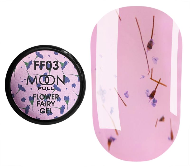 Moon Full Гель с сухоцветами Flower Fairy Gel №FF03, 5 мл