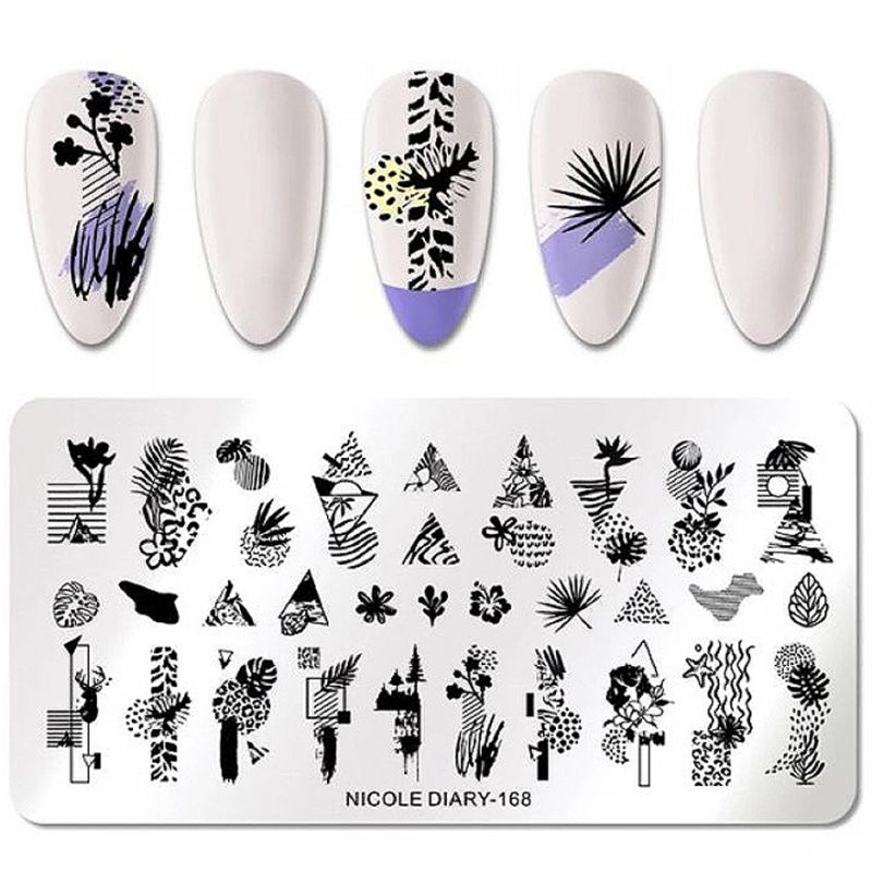 Nicole Diary Stamping plate 168