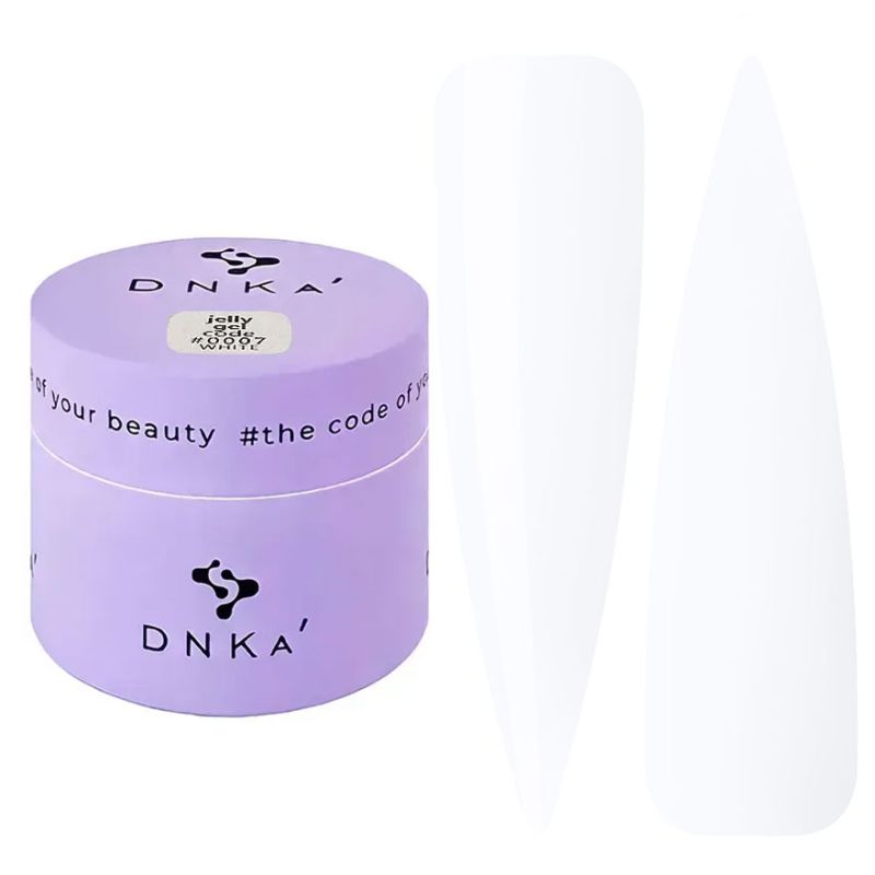DNKa Гель для ногтей Jelly Gel 0007 White, 15 мл
