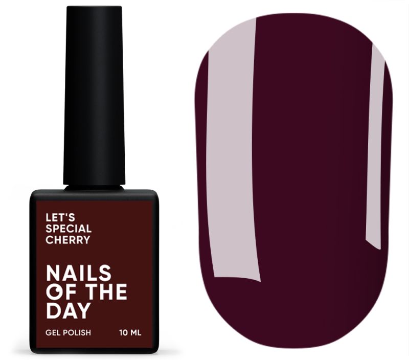 Nails Of The Day Gel polish Let's special Cherry, 10 ml