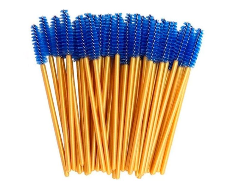 nylon - 50 pcs - blue on a gold base