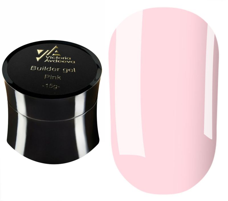 Victoria Avdeeva Гель для ногтей Builder gel Pink, 15 мл