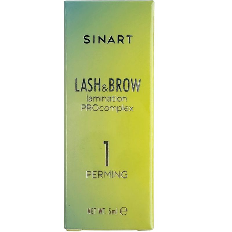 SINART LASH&BROW LAMINATION PROCOMPLEX PERMING Состав 1 для ламинирования бровей и ресниц, 5 мл