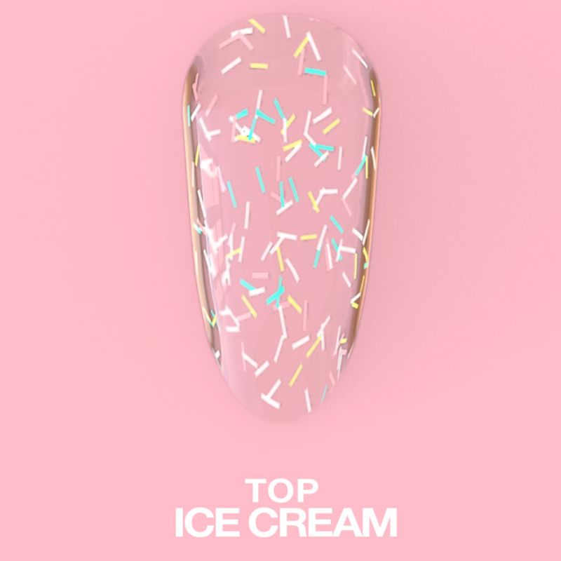 LUNA Top for gel polish Top Ice Cream, 13 ml
