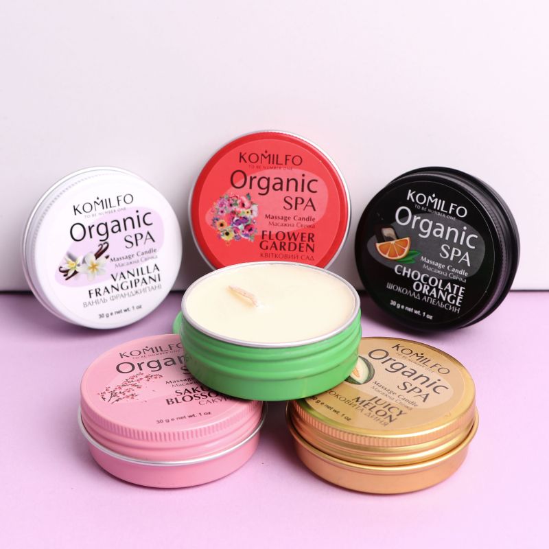 Массажная свеча Komilfo Massage Candle - Vanilla Frangipani, 30 г