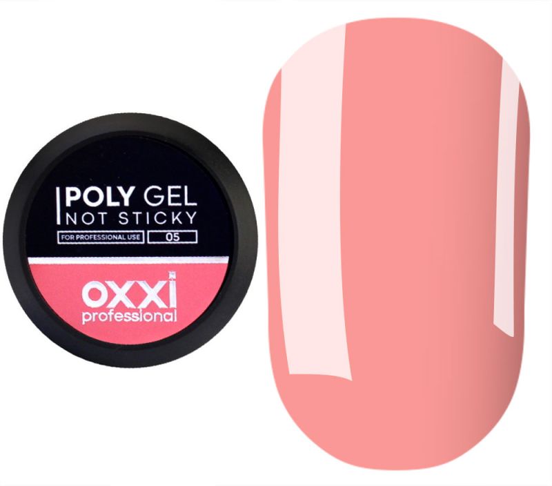 OXXI Nail gel POLY GEL NOT STICKY No. 05, 30 ml