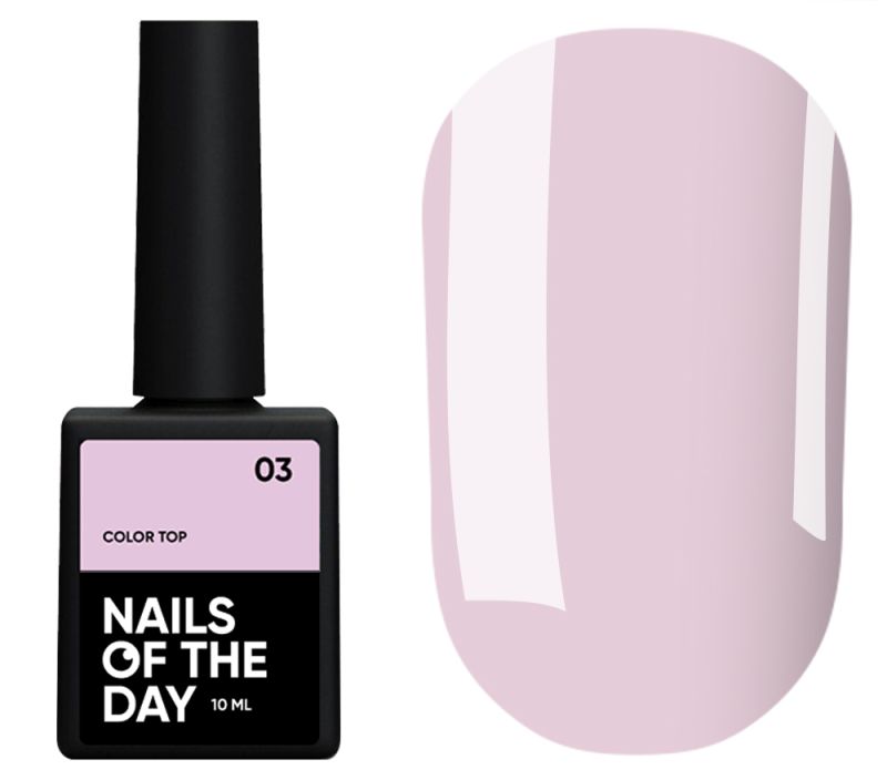 Nails Of The Day Nail top Color top No. 03 (dusty pink), 10 ml