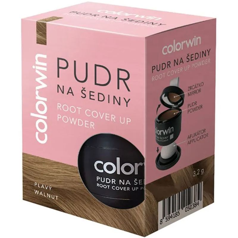 Colorwin Пудра для маскировки отросших корней волос ореховая 3,2 г