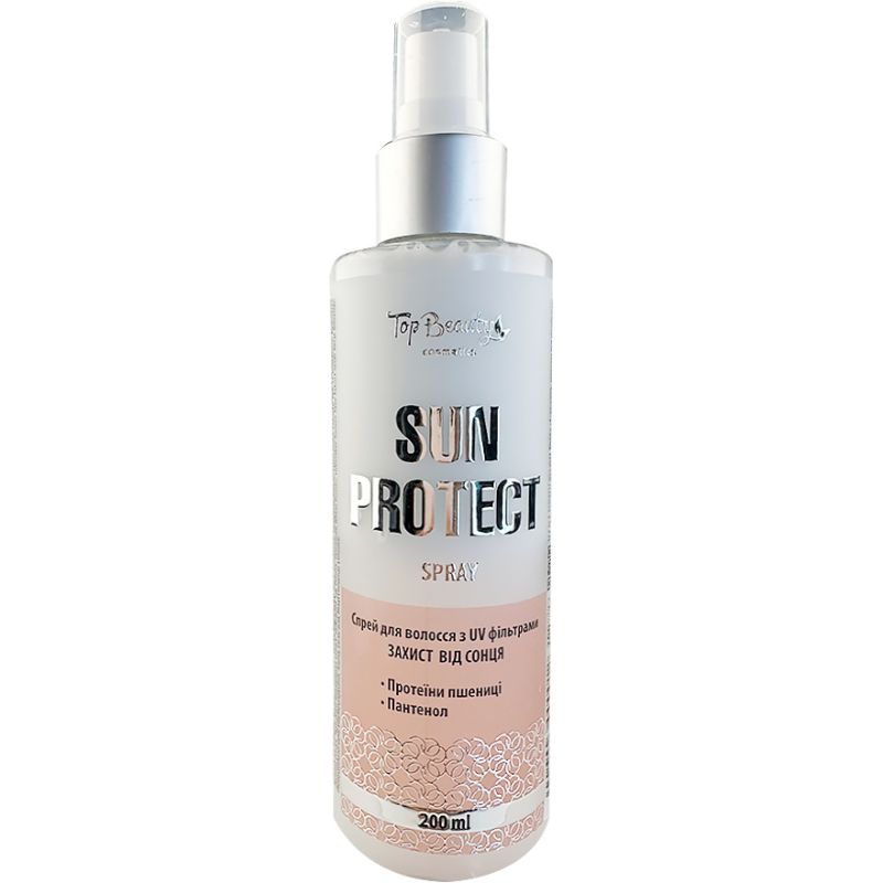 УЦЕНКА до 07.2026 Top Beauty Cпрей для волос с UV фильтрами защита от солнца, 200 мл