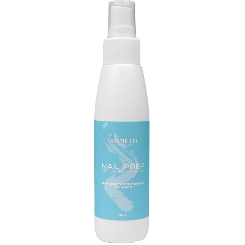 Komilfo Nail Prep - disinfectant and degreaser for nails, 125 ml