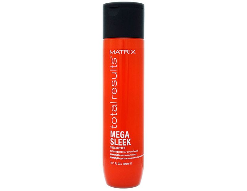 Matrix Total Results Mega Sleek Shampoo - shampoo with Shea butter for smooth hair, 300 ml