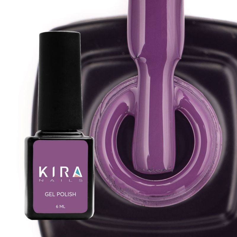 Гель-лак Kira Nails №030 (фіолетовий, емаль), 6 мл