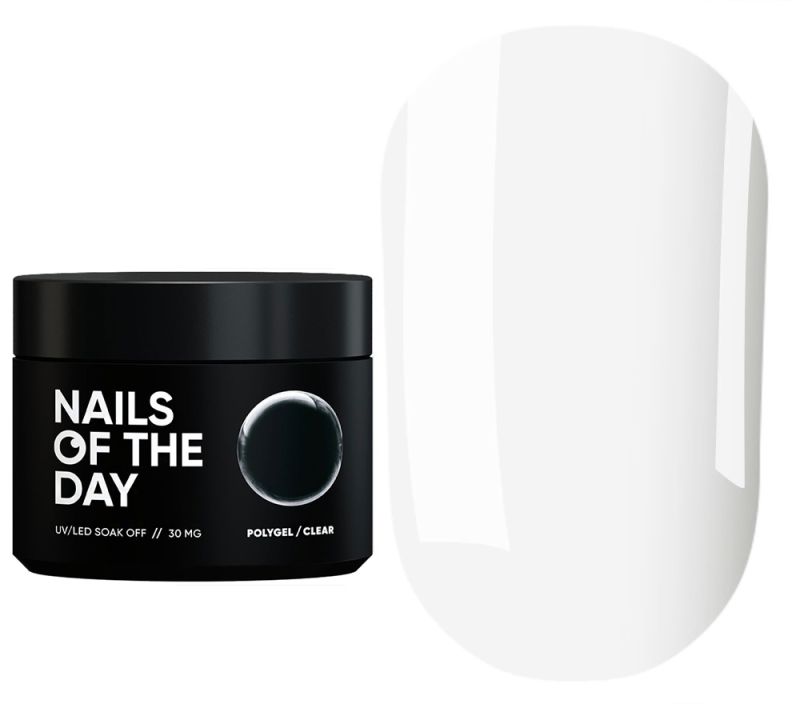 Nails Of The Day Poly Gel (Clear), 30 ml
