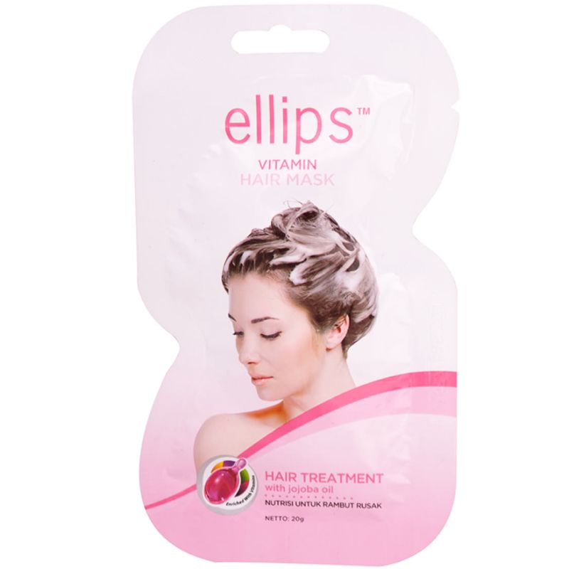 УЦІНКА до 09.2026 Ellips Hair Mask Маска для волосся "Терапія для волосся" з олією Жожоба, 20 г
