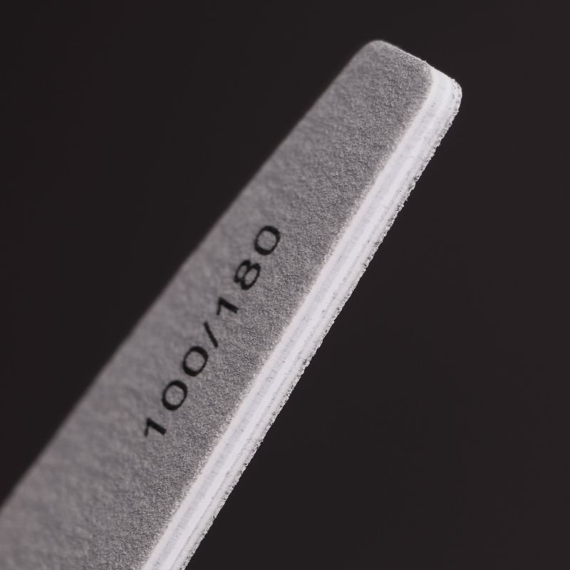 File Komilfo semicircle gray 100/180, 18 cm