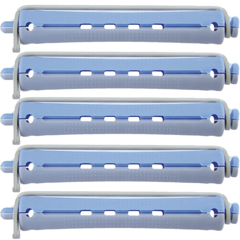 Comair Cold curlers, long, 2-color, with rubber band (pack of 12 pcs.), d 13mm