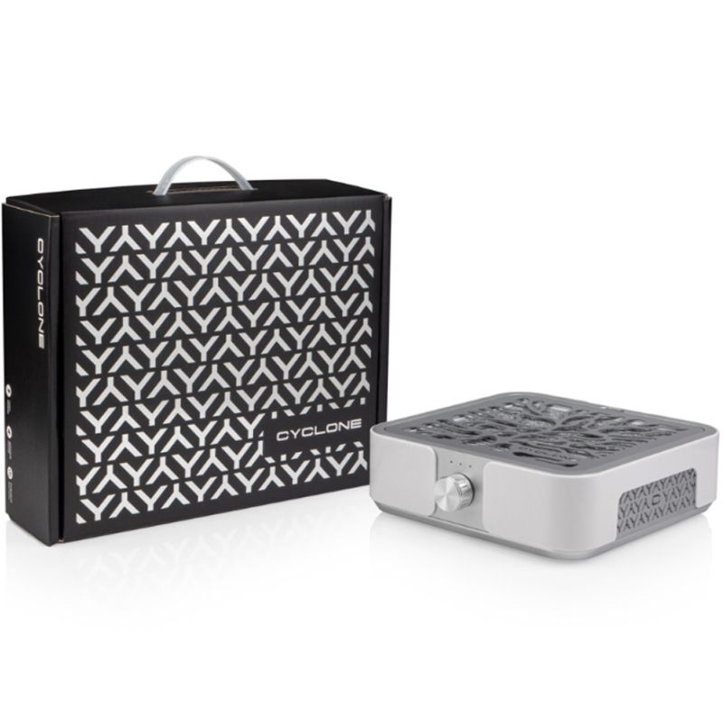 BUCOS Витяжка для манікюру та педикюру CYCLONE X3 SILVER на 72W (гарантія 24 місяці)