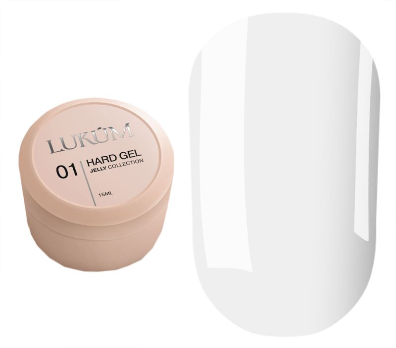 Lukum Гель для ногтей Hard Jelly Gel 01, 15 мл