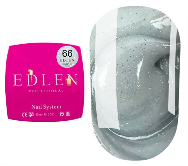Edlen Гель для ногтей Builder gel Flash 66, 15 мл