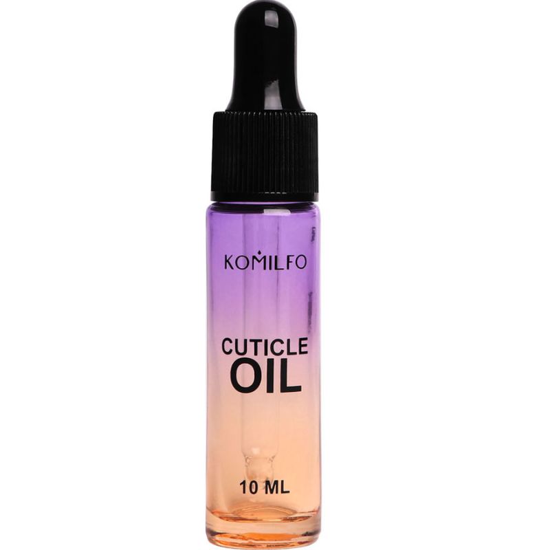 Komilfo cuticle oil with dropper "Coconut aroma", 10 ml