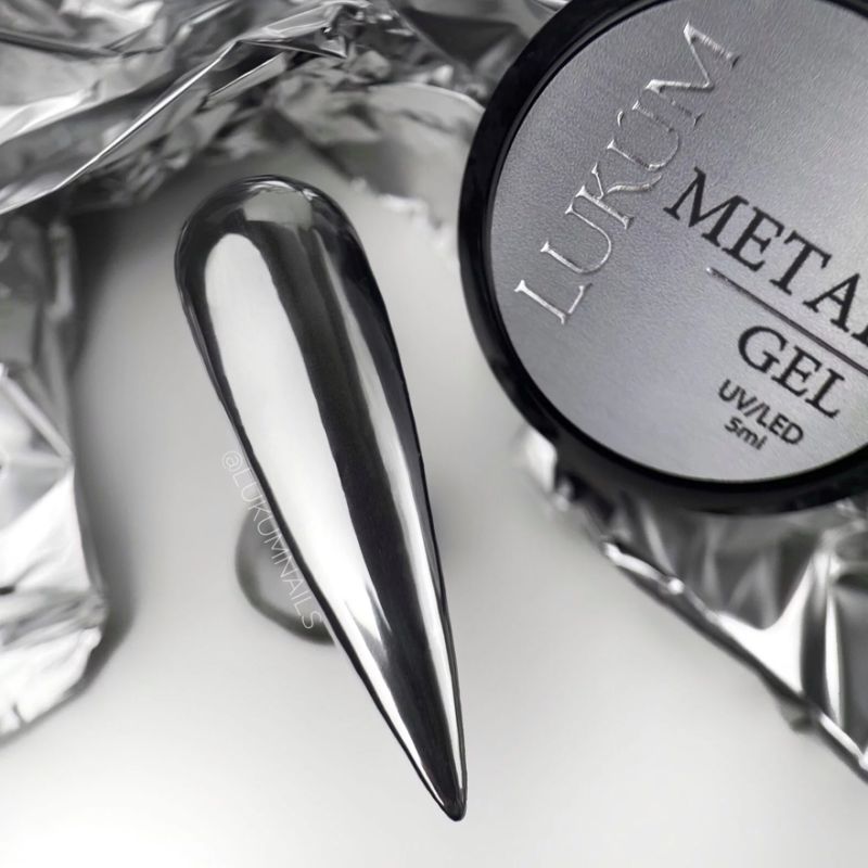 Lukum Гель для ногтей Metal Gel, 5 мл