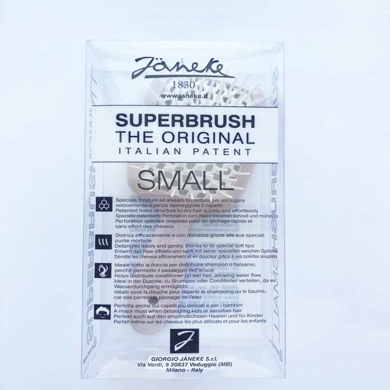 Janeke Superbrush Small Расческа для волос Бежевый