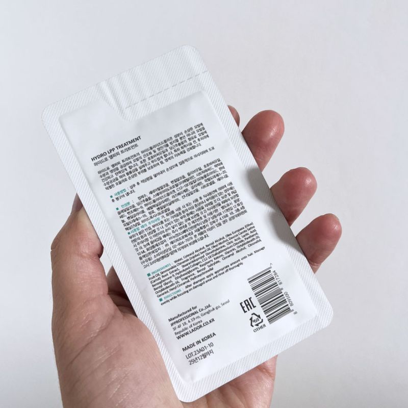 La'dor Restorative Mask for Damaged Hair Hydro LPP Treatment, 10 ml