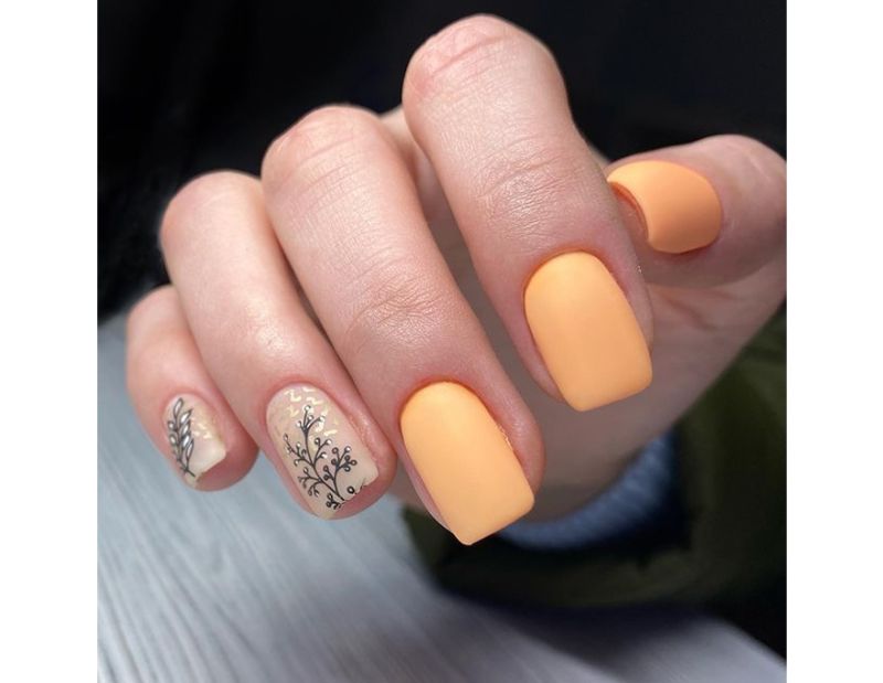 Atica Romance GPM171 gel varnish (pastel orange, enamel), 7.5 ml