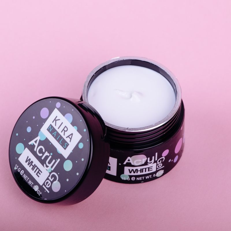 Kira Nails Acryl Gel - White, 5 г