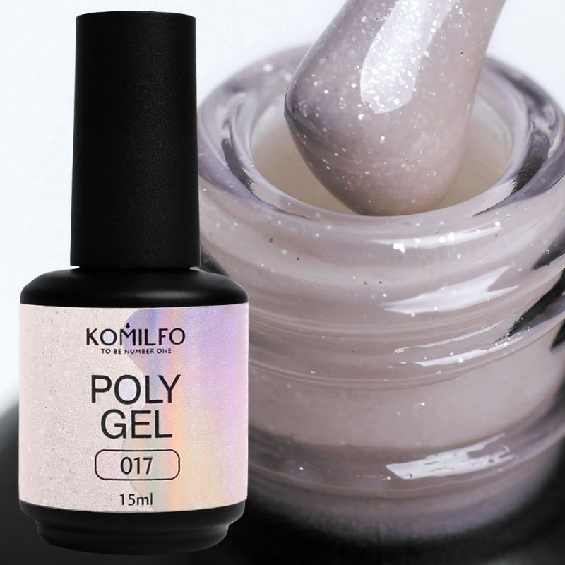 Komilfo PolyGel 001 Milky Pink, 15 ml
