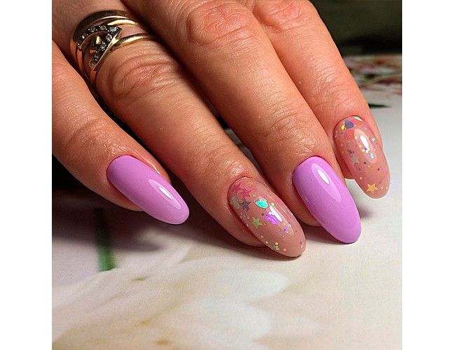 Gel varnish Komilfo DeLuxe Termo C012 (light lilac, lilac-pink when heated), 8 ml