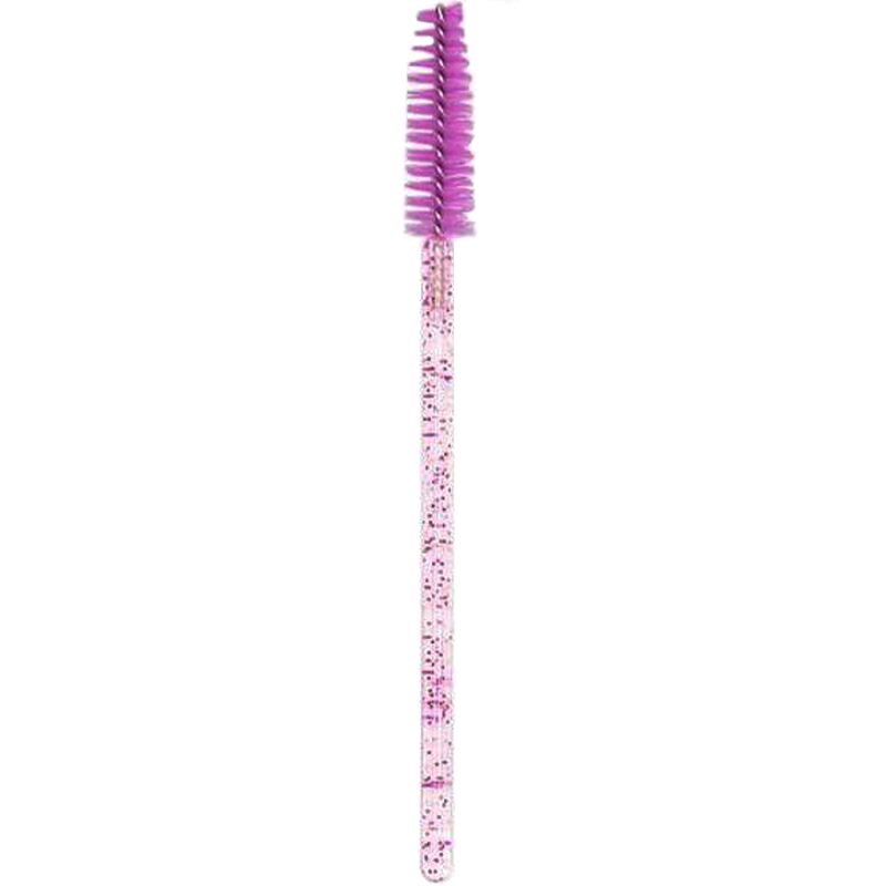 1 PC - nylon - purple on a transparent base with purple sparkles