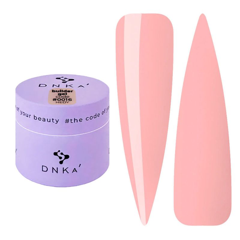DNKa Гель для ногтей Builder Gel 0016 Hedy, 15 мл
