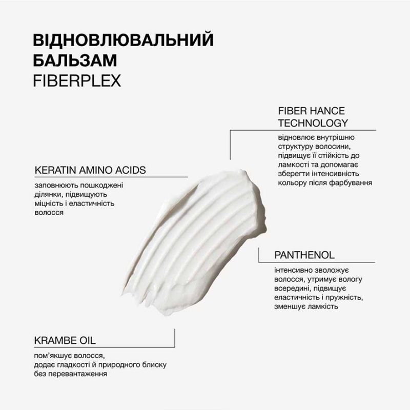 Triology Відновлювальний бальзам для пошкодженого та фарбованого волосся Fiberplex, 200 мл