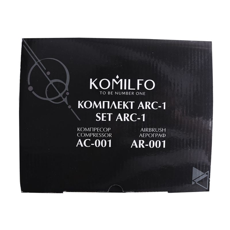 Komilfo комплект компрессор с аэрографом ARC-1