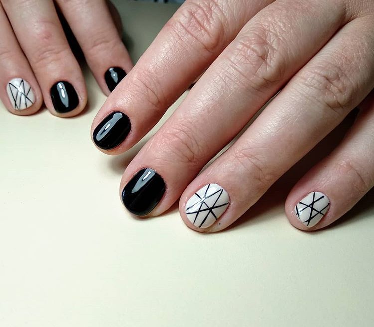 Gel polish Kodi Professional No. BW 100 (black, enamel), 12 ml