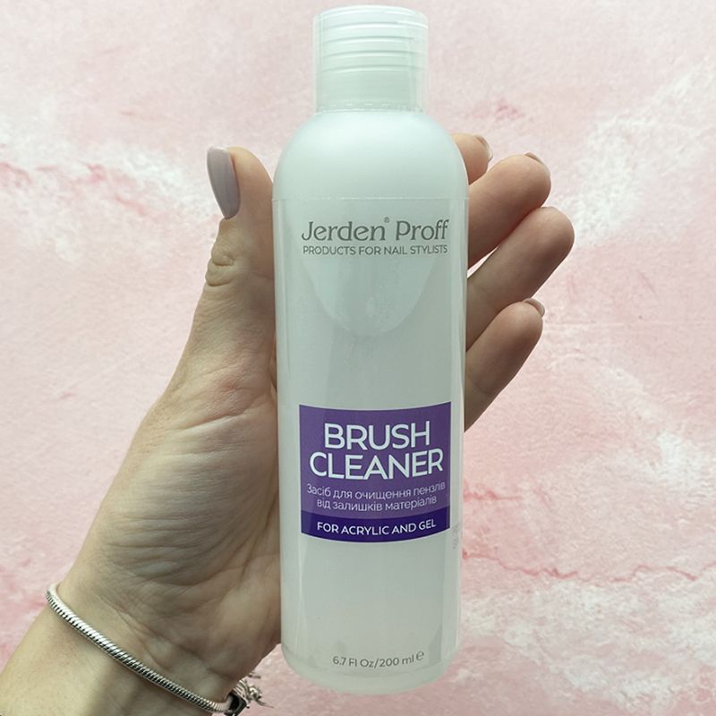Jerden Proff Brush Cleaner - Cleaning agent for brushes after acrylic or gel, 200 ml