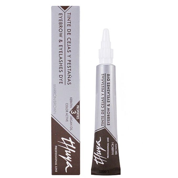 THUYA Eyebrow & Eyelashes Dye, Brown - dye for eyebrows and eyelashes, brown, 14 ml