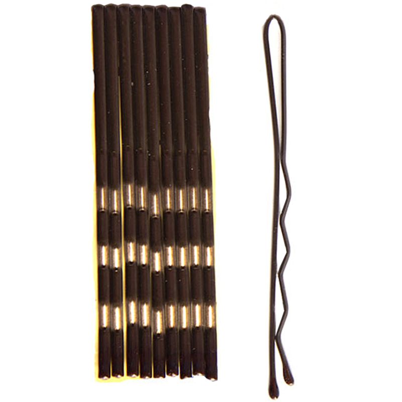 Wavy with two balls - 6 cm - Brown