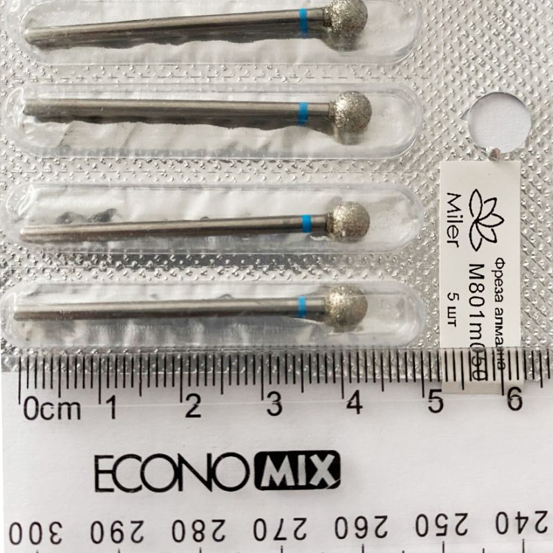 Miler Diamond nozzle Ball blue M801m050 (5 pcs), 5 mm