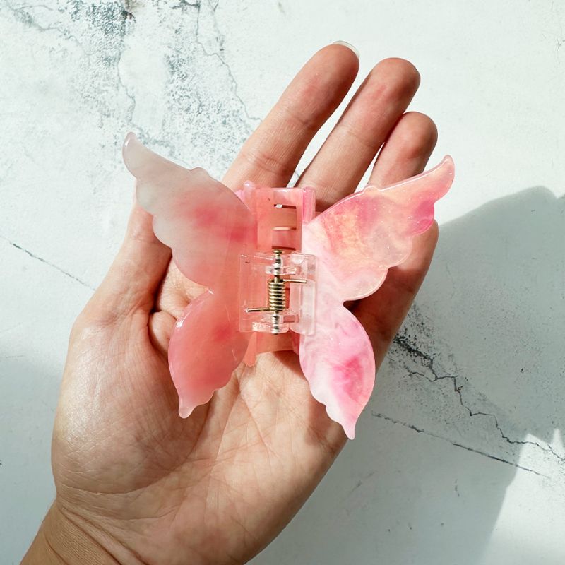 Pink chameleon butterfly crab