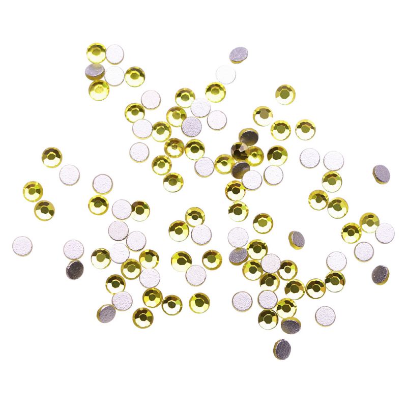 Komilfo стразы Citrine, размер 6 (100 шт. в упаковке)