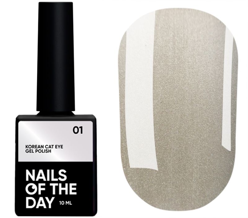 Nails Of The Day Gel polish Korean cat eye 01, 10 ml