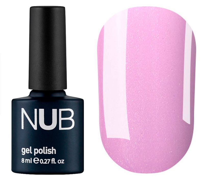 NUB 054 Cocktail in Bali gel varnish (light pink with shimmer), 8 ml