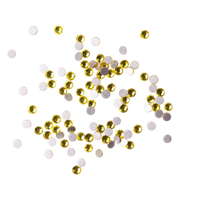 Komilfo стразы (100 шт. в упаковке), Citrine, размер 4